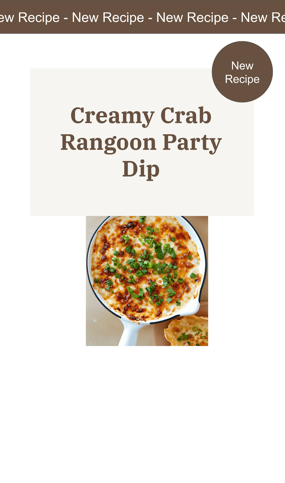 Crab Rangoon Dip