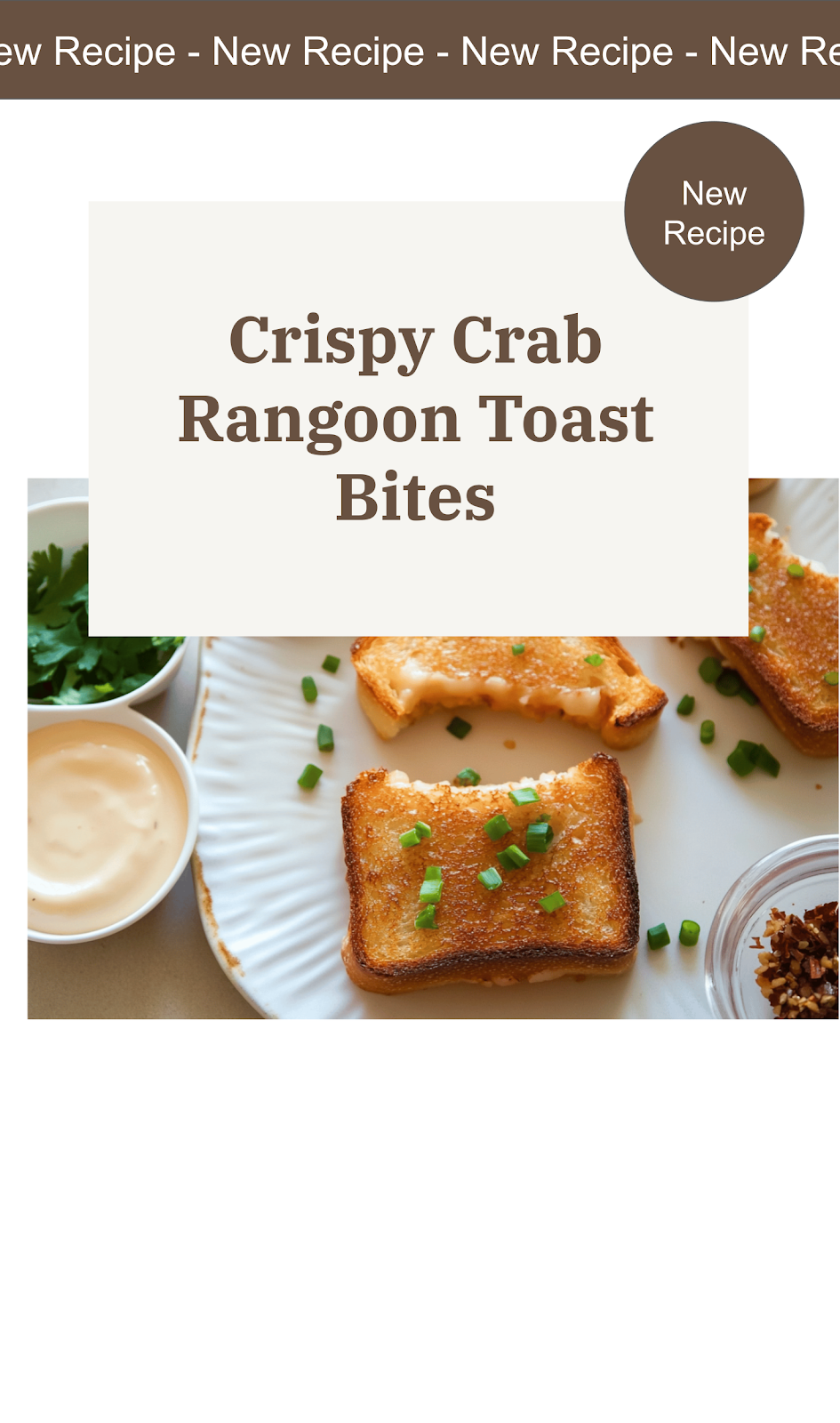 Crab Rangoon Toast