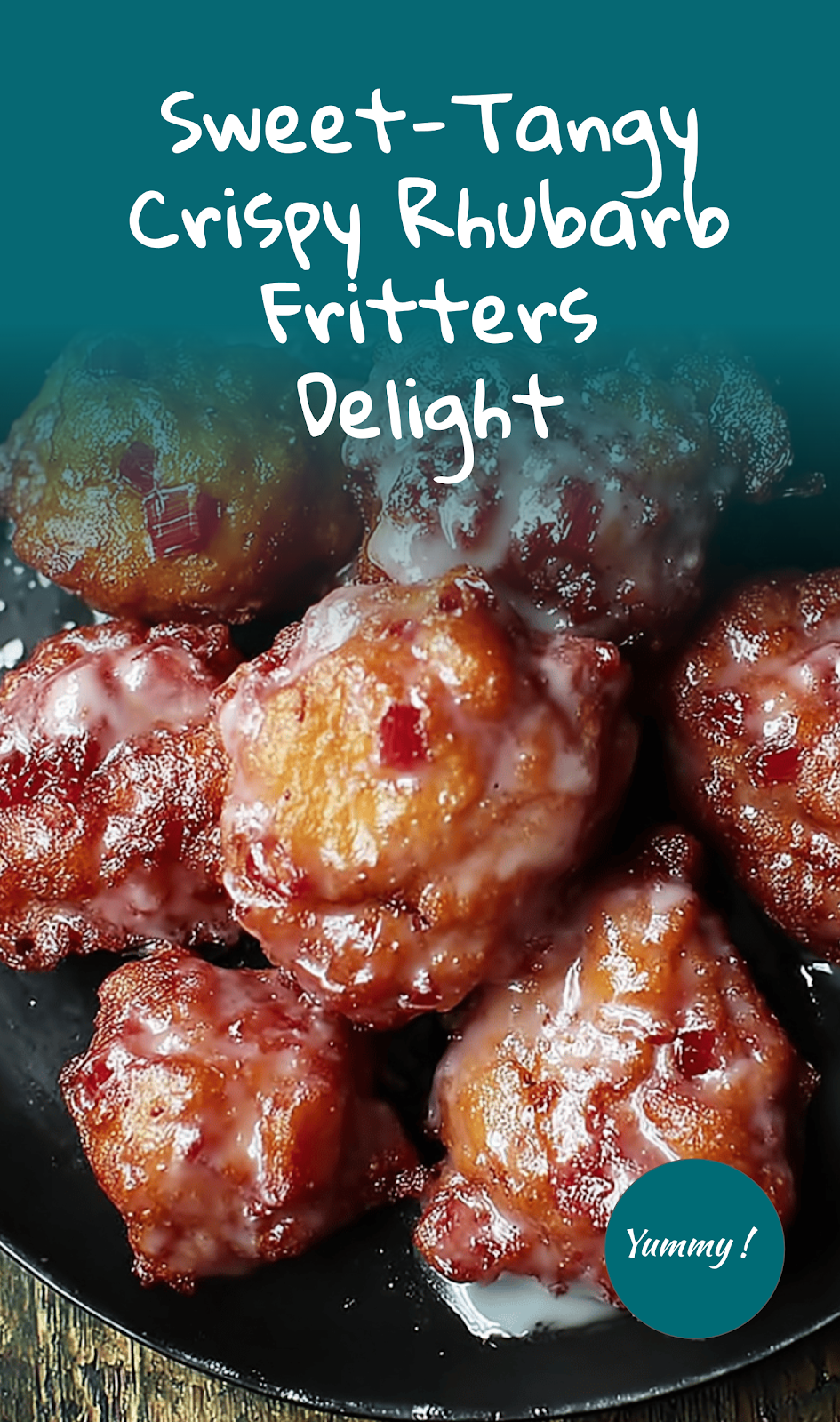 Crispy Rhubarb Fritters for a Sweet-Tangy Treat