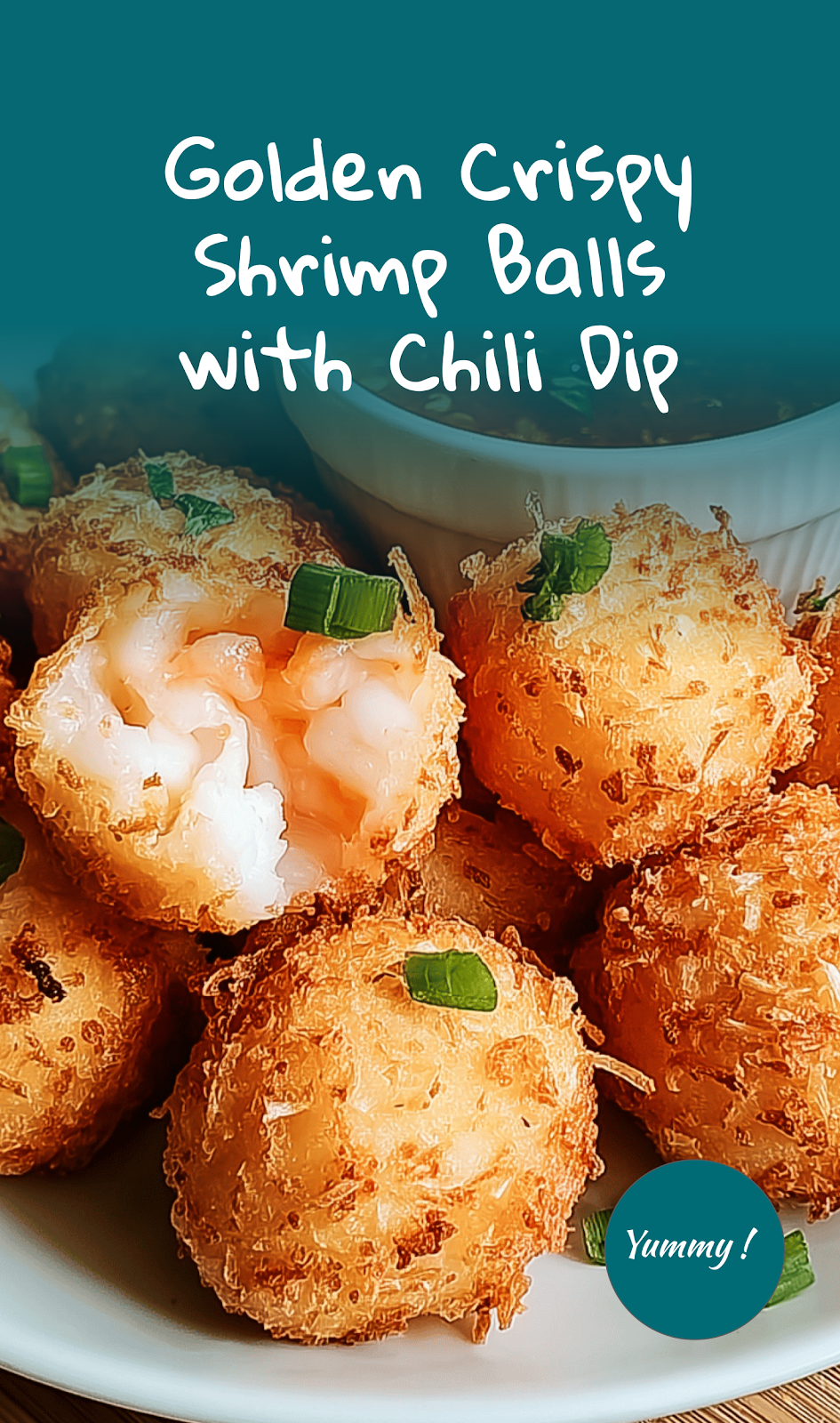 Crispy Shrimp Balls with Sweet Chili Sauce