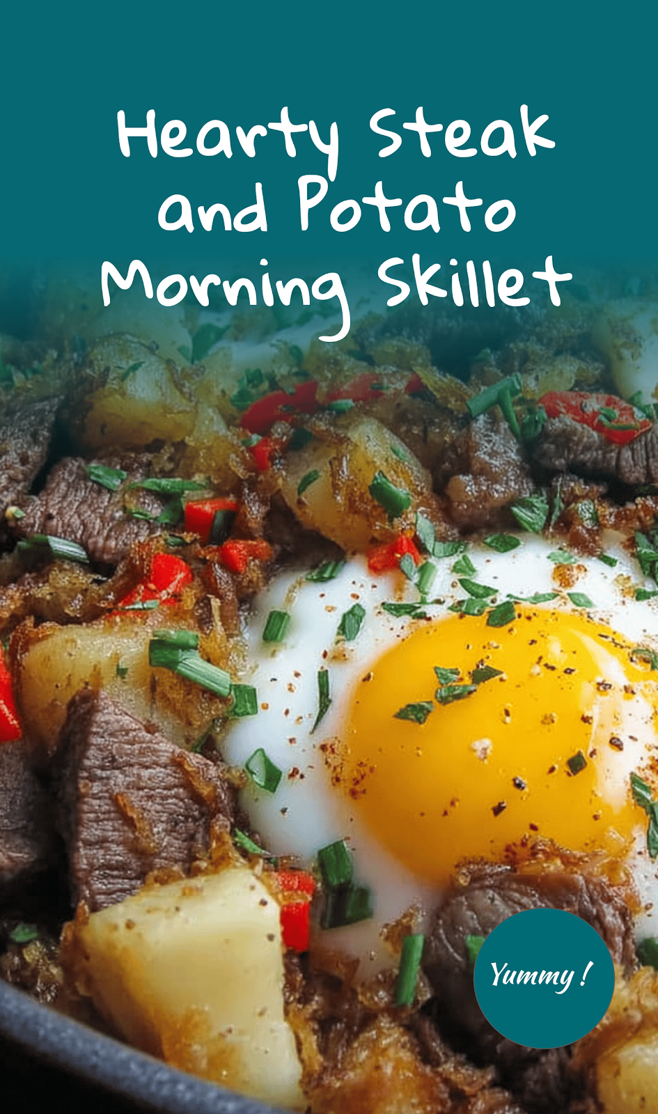 Hearty Steak and Potato Skillet Breakfast