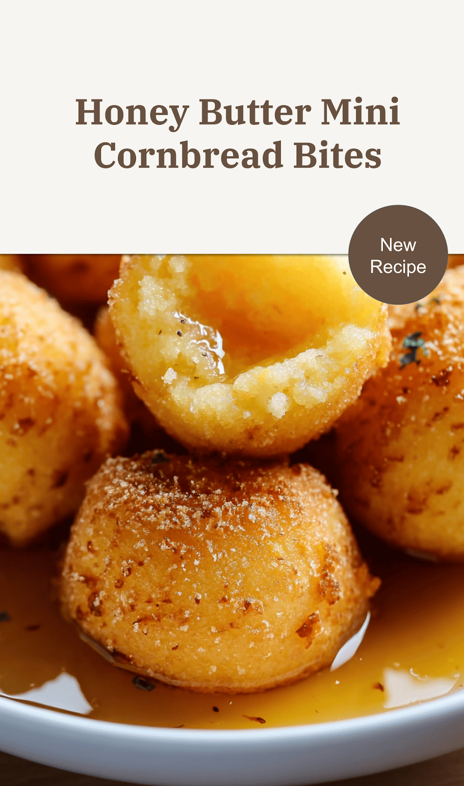 Honey Butter Cornbread Poppers