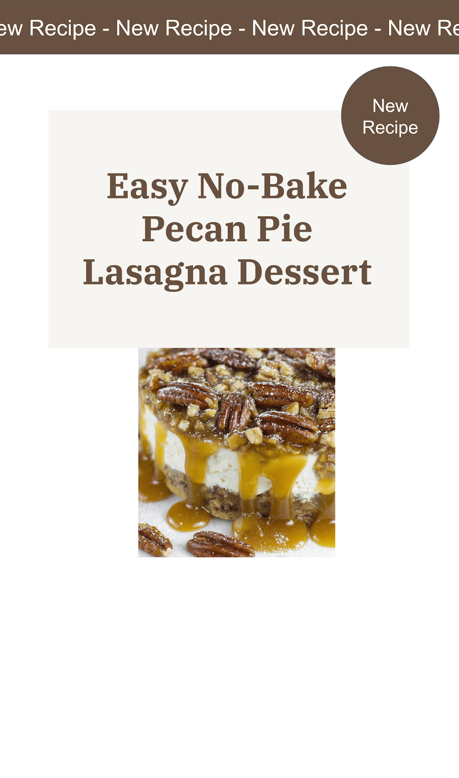 Pecan Pie Desserts Easy