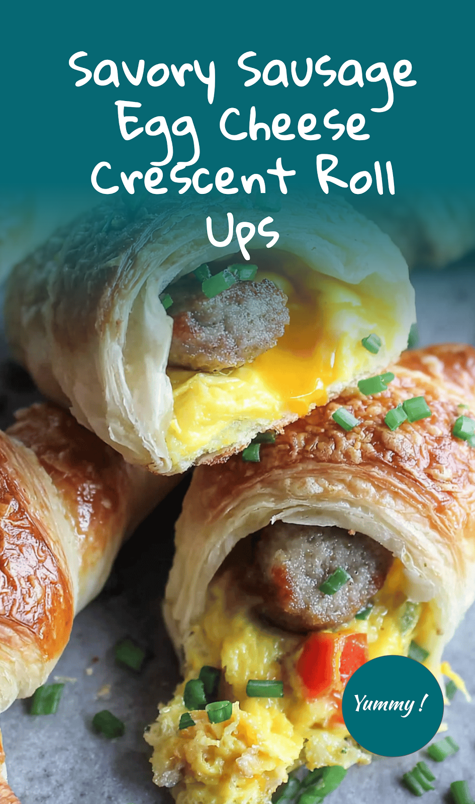 Sausage Egg Cheese Crescent Breakfast Roll Ups