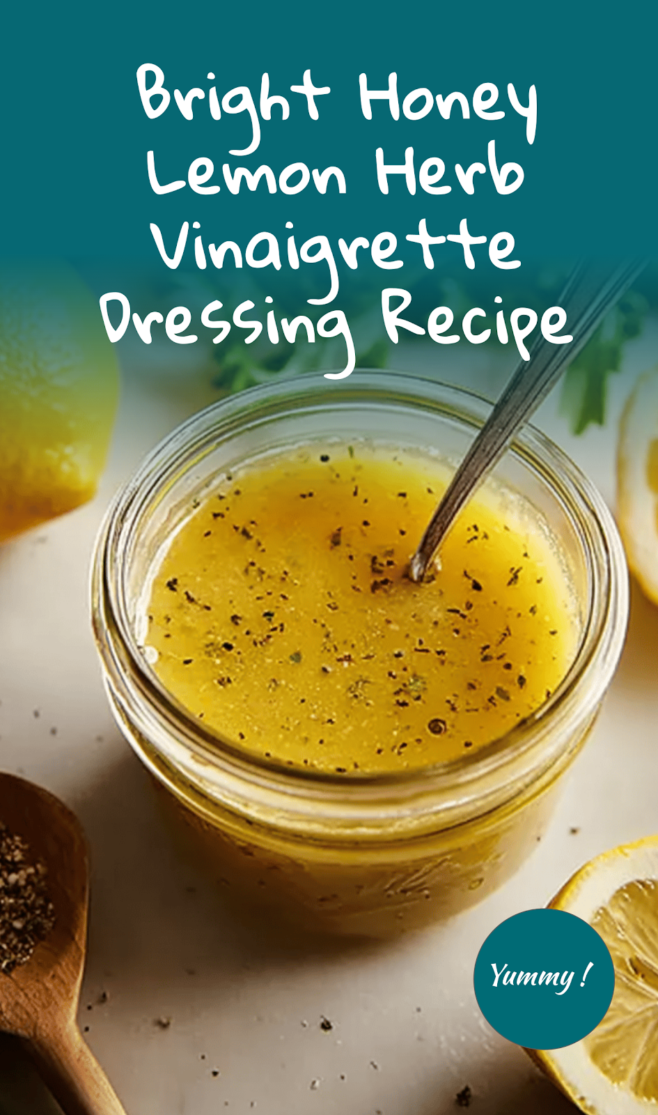 Bright Honey Lemon Herb Vinaigrette