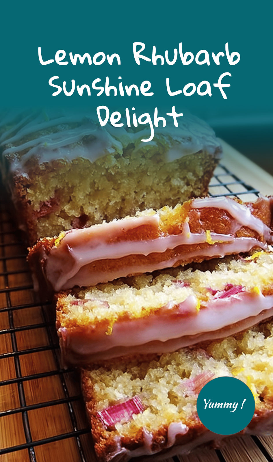 Lemon Rhubarb Sunshine Loaf