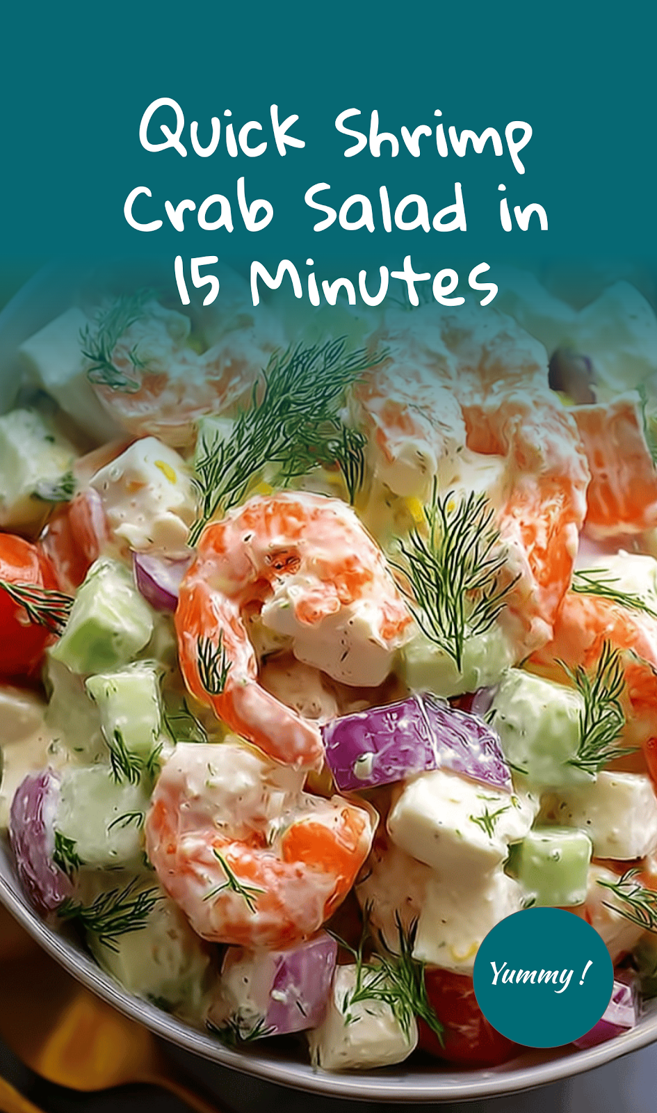 Quick Shrimp and Crab Seafood Salad